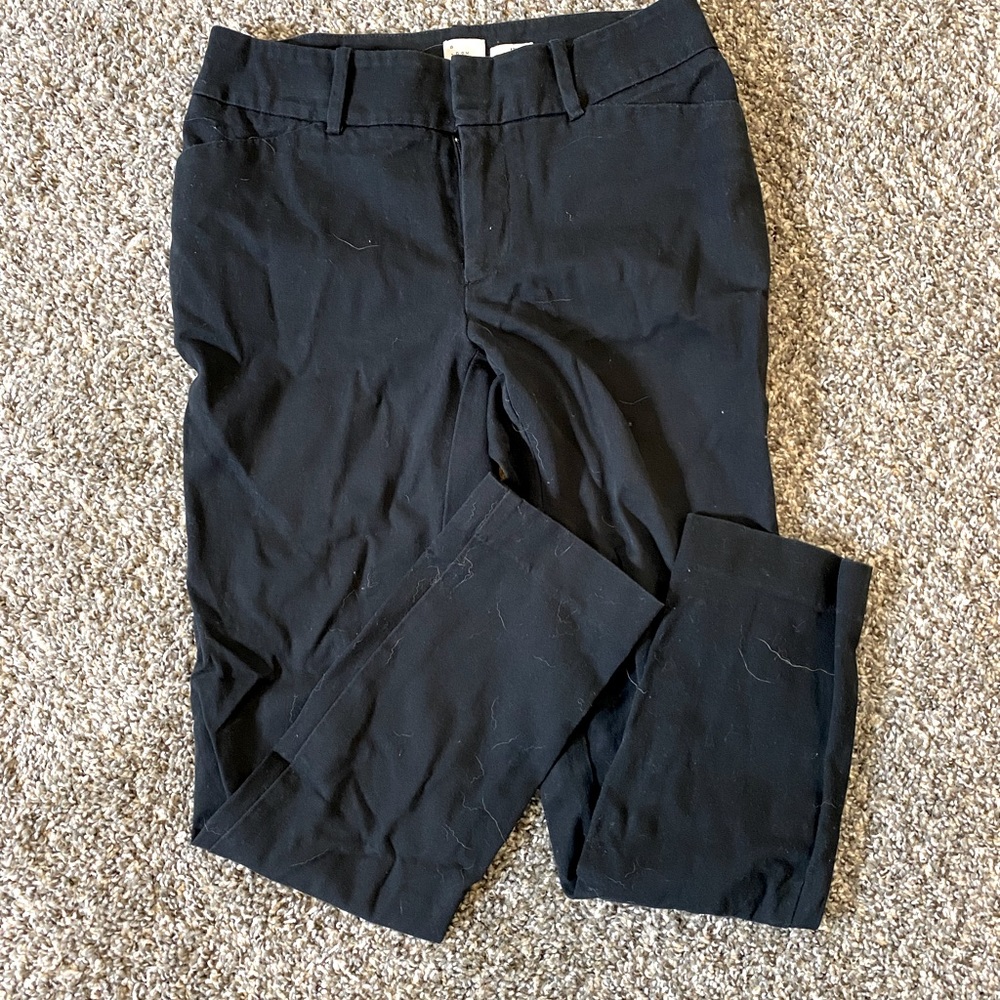 Straight leg ankle work pants